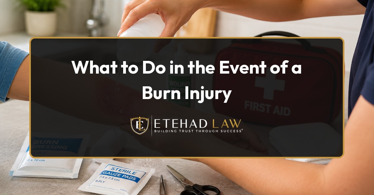 What to Do in the Event of a Burn Injury