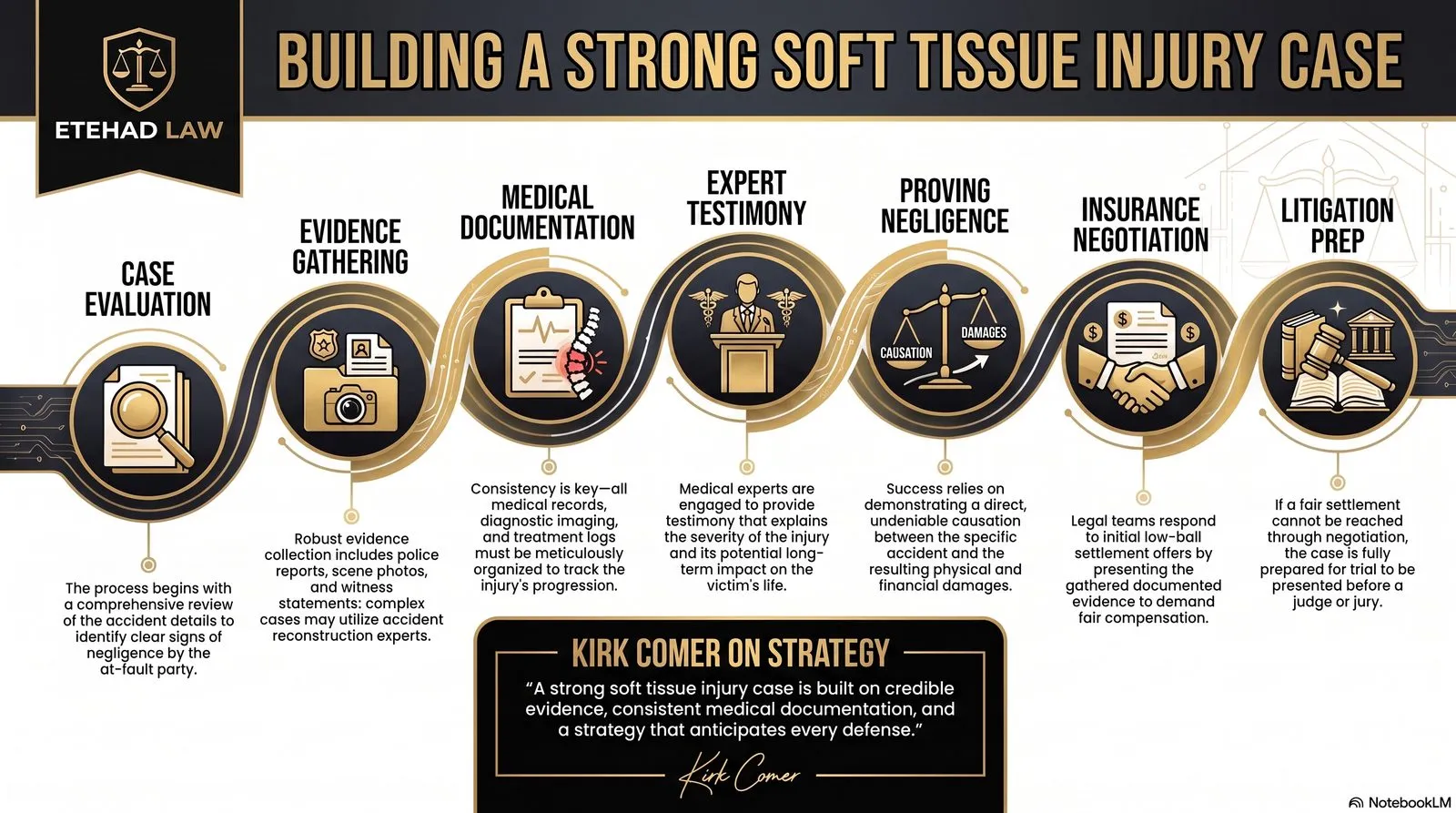 How a Soft Tissue Injury Lawyer Builds a Strong Personal Injury Case