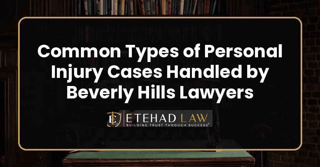 Common Types of Personal Injury Cases Handled by Beverly Hills Lawyers