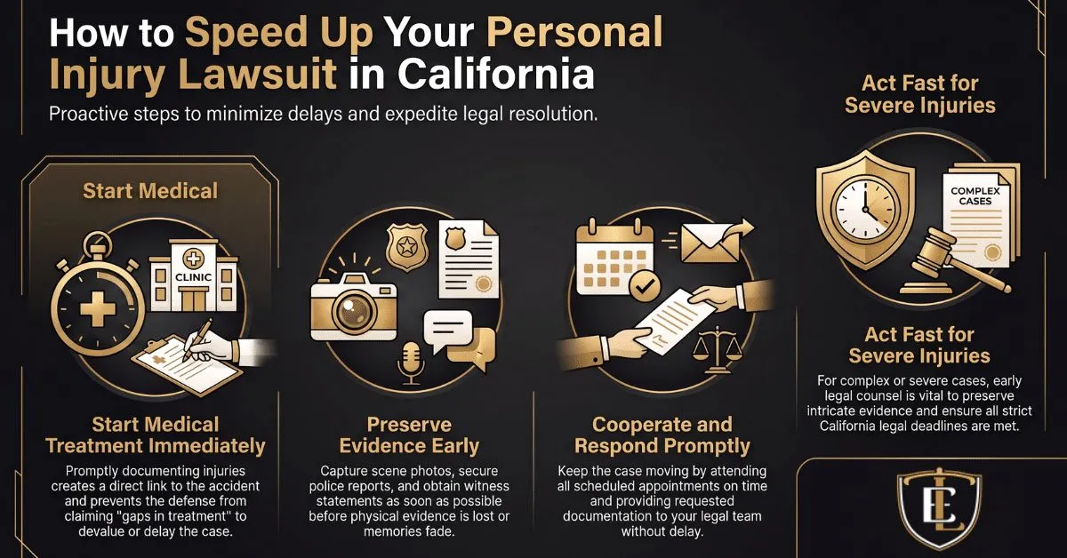 Factors that influence how long a personal injury lawsuit takes