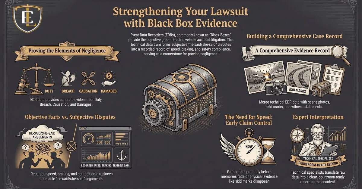 How Evidence Like Your Car's Black Box Can Strengthen Your Lawsuit