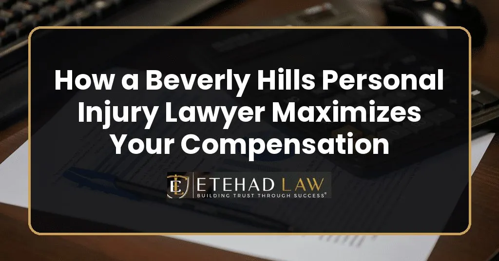 How a Beverly Hills Personal Injury Lawyer Maximizes Your Compensation