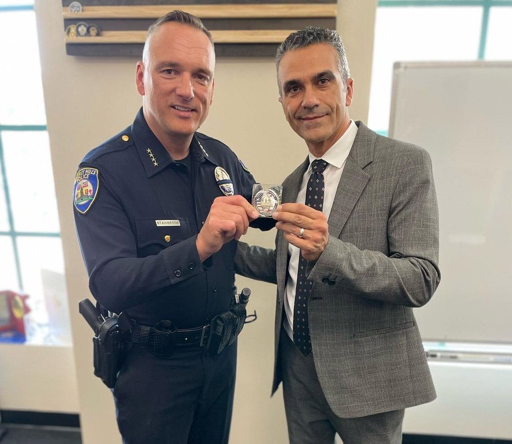 Etehad Law with the Beverly Hills Police Department